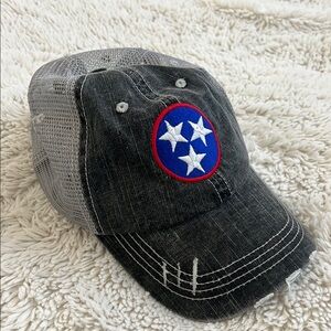 Gray Tennessee Embroidery Hat